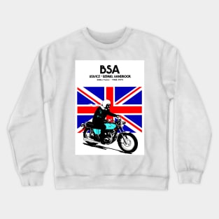 Vintage BSA handbook cover Crewneck Sweatshirt